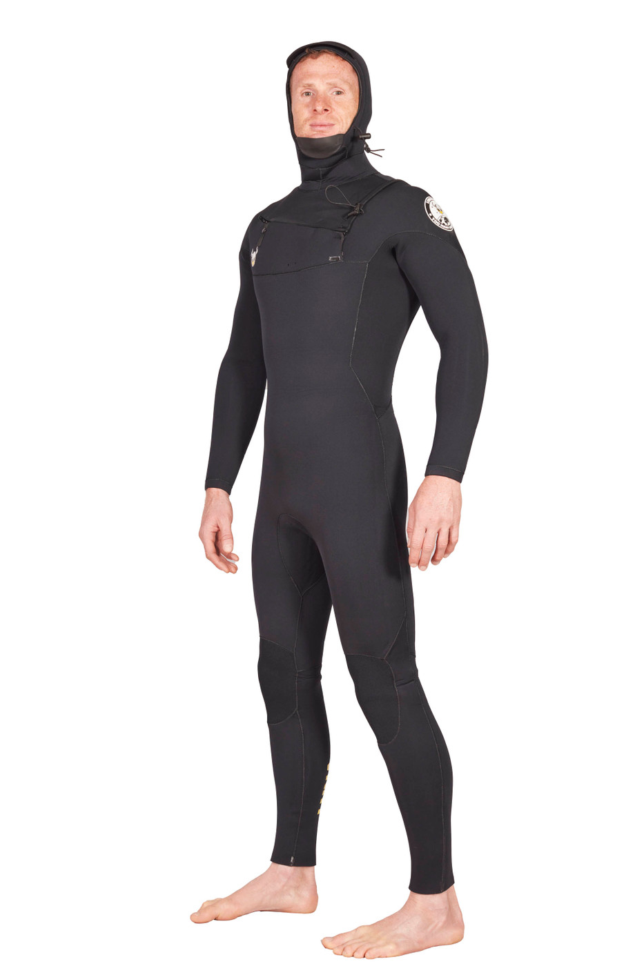 Viking All 4mm Hooded Front Zip Mens Wetsuit Yamamoto