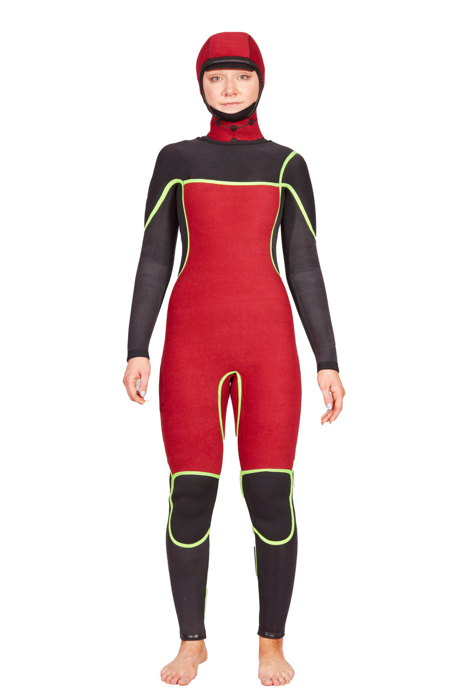 Lunasurf Alpha 5/4 Hooded Front Zip Womens Wetsuit Yamamoto