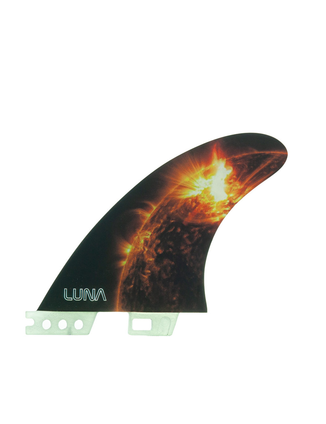 Lunasurf Medium NF New Frontiers Thruster Surfboard Fins Dual Tab 2 