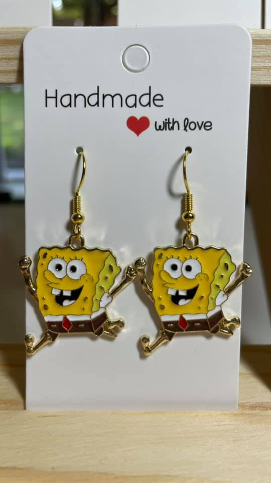Nickelodeon spongebob squarepants patrick star gary the snail earrings Nickelodeon spongebob squarepants patrick star gary the snail earrings