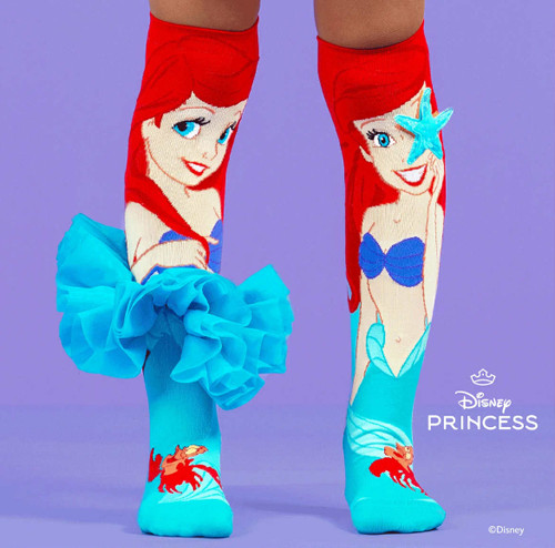 New Licensed Disney Princess Ariel Novelty Socks - For Kids & Adults From 6-99 New Licensed Disney Princess Ariel Novelty Socks - For Kids & Adults From 6-99