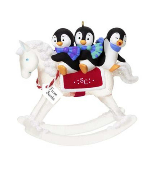 2025 Hallmark Christmas Keepsake Ornament - A GIFT FROM SANTA - Rocking Horse
