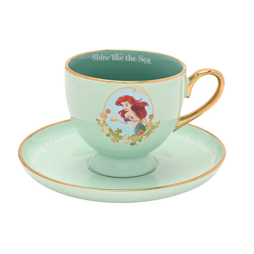 Official Collectable Disney Princess Tea Cup & Saucer Set - Ariel Official Collectable Disney Princess Tea Cup & Saucer Set - Ariel