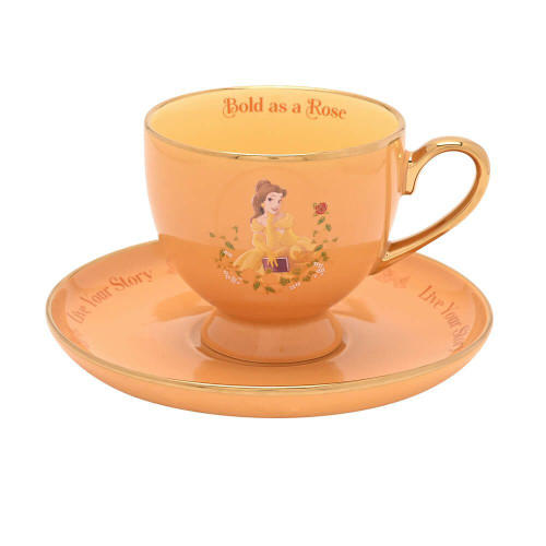 Official Collectable Disney Princess Tea Cup & Saucer Set - Belle Official Collectable Disney Princess Tea Cup & Saucer Set - Belle