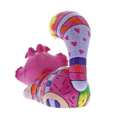 Official Disney Cheshire Cat Lying Collectable Britto Mini Figurine