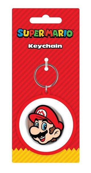 NEW Super Mario Bros Official Spinner Keyring/Keychain - Mario Spins