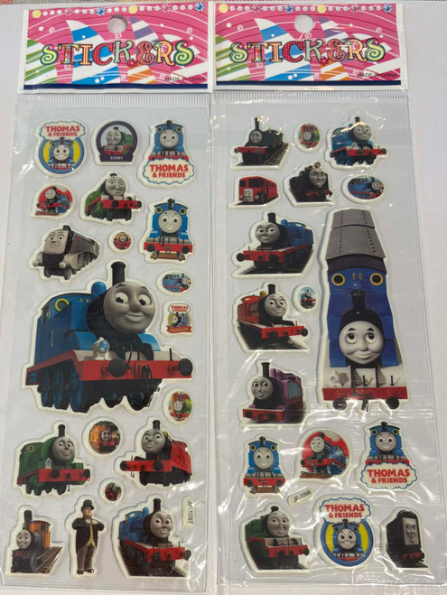 SALE - Sticker Puffy Sheet - REDUCED TO CLEAR - Thomas the Tank Engine x 4