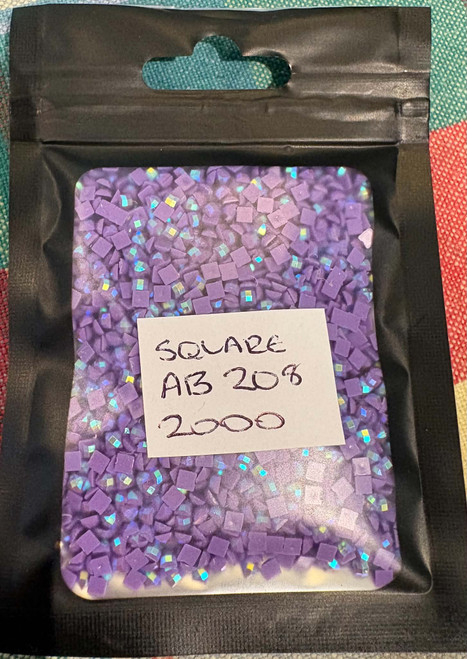 2000 Diamond Painting SQUARE AB (Aurora Borealis) Drills 208