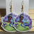 HANDMADE Acrylic Disney Tiana Princess & the Frog Drop Hook Earrings