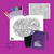 REDUCED - Re-FUN-able Double Sided Silicon Mat Colouring Set - OUTERSPACE
