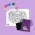REDUCED - Re-FUN-able Double Sided Silicon Mat Colouring Set - SPELLBOUND