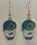 HANDMADE - Inside Out Character Charm Drop Hook Earrings - Sadness