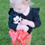 NEW Red Mickey Mouse Knotted Snuggle Blanket/Comforter For Babies & Toddlers