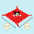 NEW Red Mickey Mouse Knotted Snuggle Blanket/Comforter For Babies & Toddlers