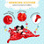 NEW Red Mickey Mouse Knotted Snuggle Blanket/Comforter For Babies & Toddlers