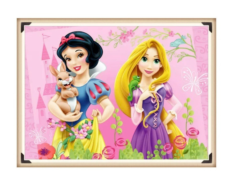 NEW 5D Disney Princess Diamond Painting Full CRYSTAL ROUND Drill Kit - 40cms x 50cms