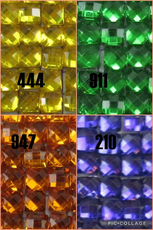 Bundle - 20000 Diamond Painting SQUARE Crystal Drills - 1 Bag of each colour