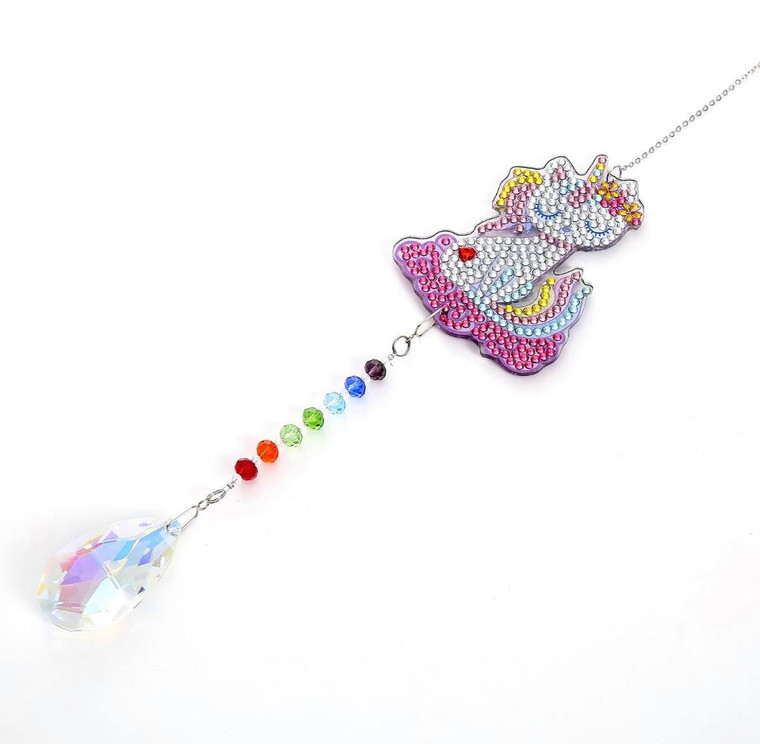 NEW DIY Diamond Painting Sun Catcher - Cat