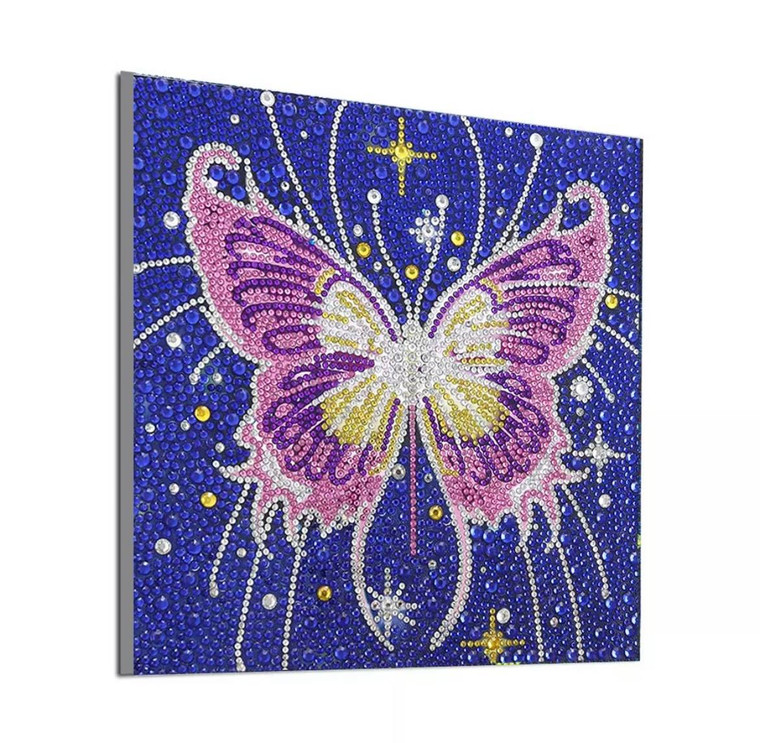 NEW 5D BUTTERFLY Diamond Painting FULL CRYSTAL Drill Kit 30cm x 30cm (canvas size)
