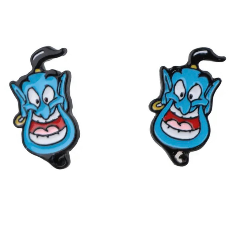 NEW Disney Aladdin Genie Character Stud Earrings