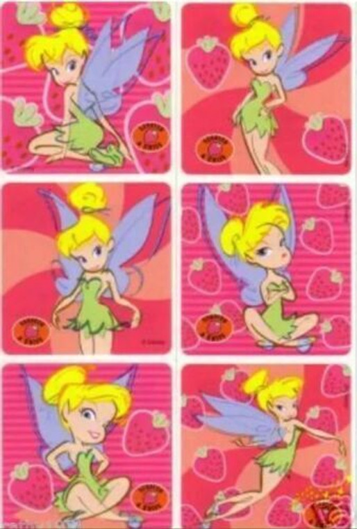 SALE - Pack of 12 Stickers - REDUCED TO CLEAR - Tinkerbell