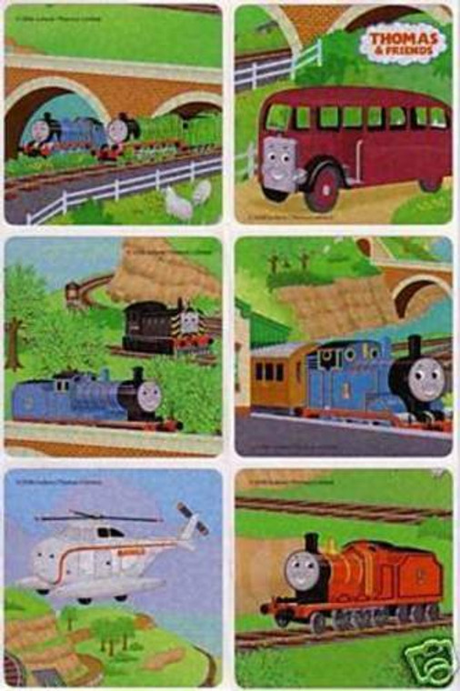 SALE - Pack of 12 Stickers - REDUCED TO CLEAR - Thomas the Tank Engine Glitzy
