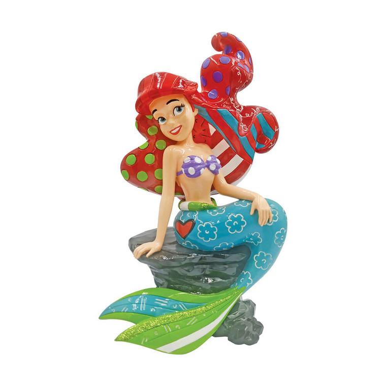 AU Seller - Disney BRITTO Ariel on Rock Collectable Figurine