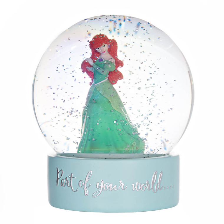 AU Seller - Disney Christmas By Widdop & Co - Ariel Snow Globe