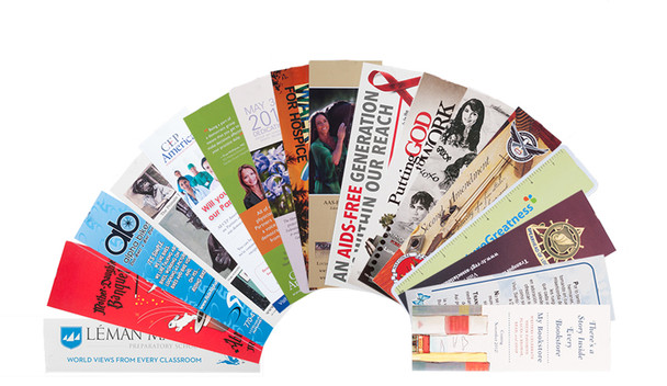 PBM385   3.5" x 8.5" Premium 16pt Custom Bookmarks
