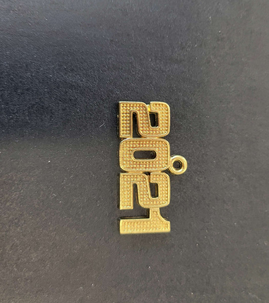 2021 Graduation Charm (Gold)