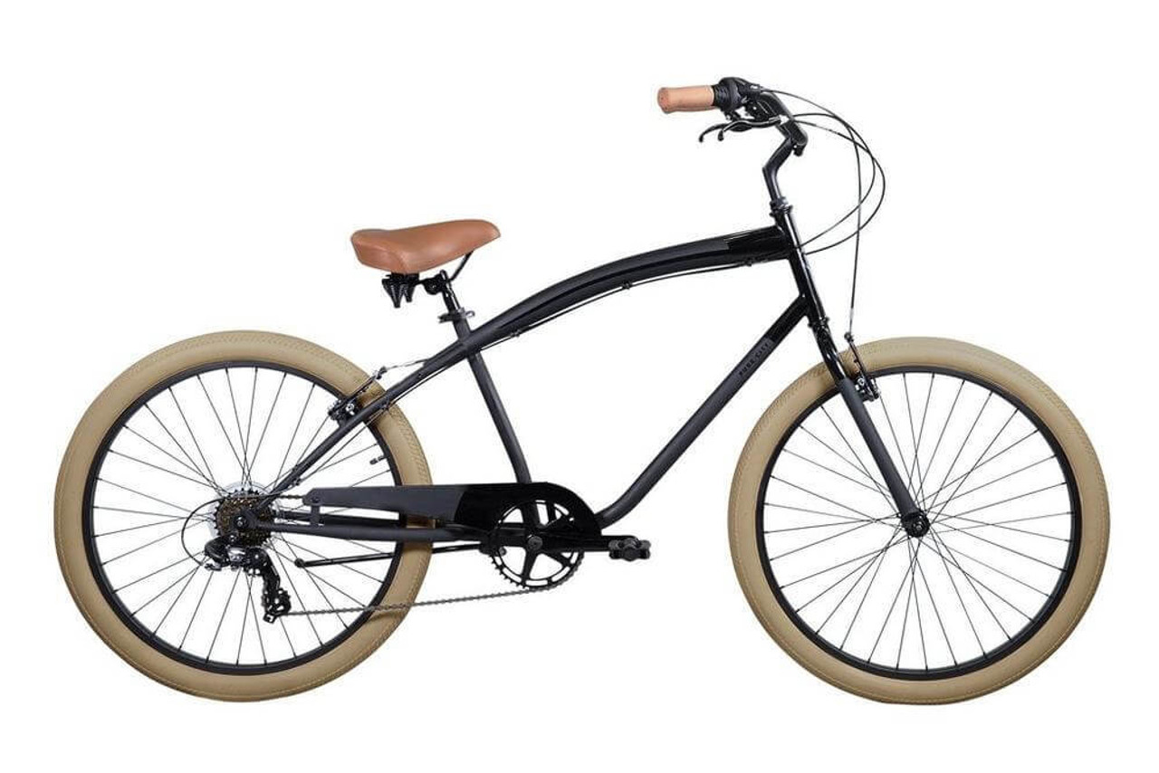 all black beach cruiser