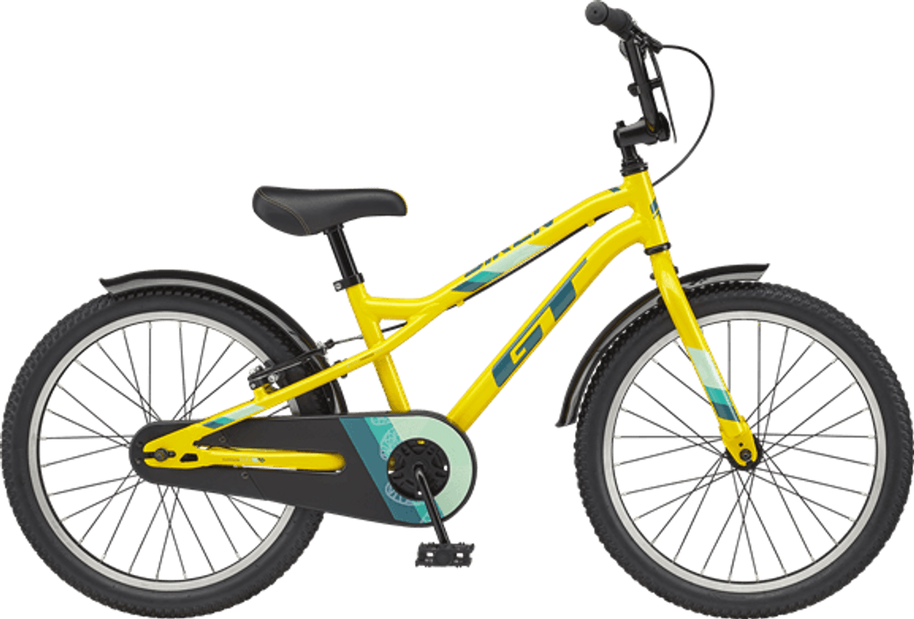 yellow gt bmx