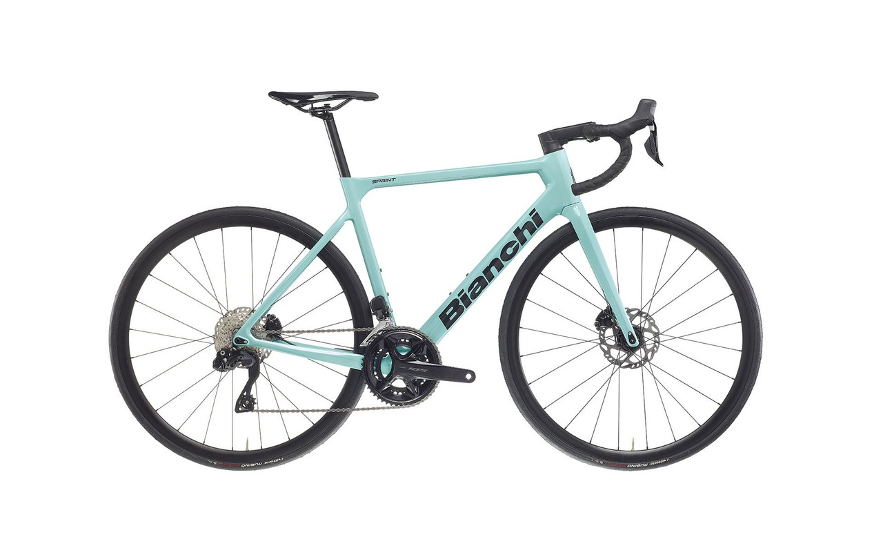 国産正規店良品 Bianchi SPRINT DISC 105 2x11s 2021 Size:57 ビアンキ スプリント カーボン ロードバイク 配送/店頭渡可 約9kg ◎ 65E74-1 560mm～