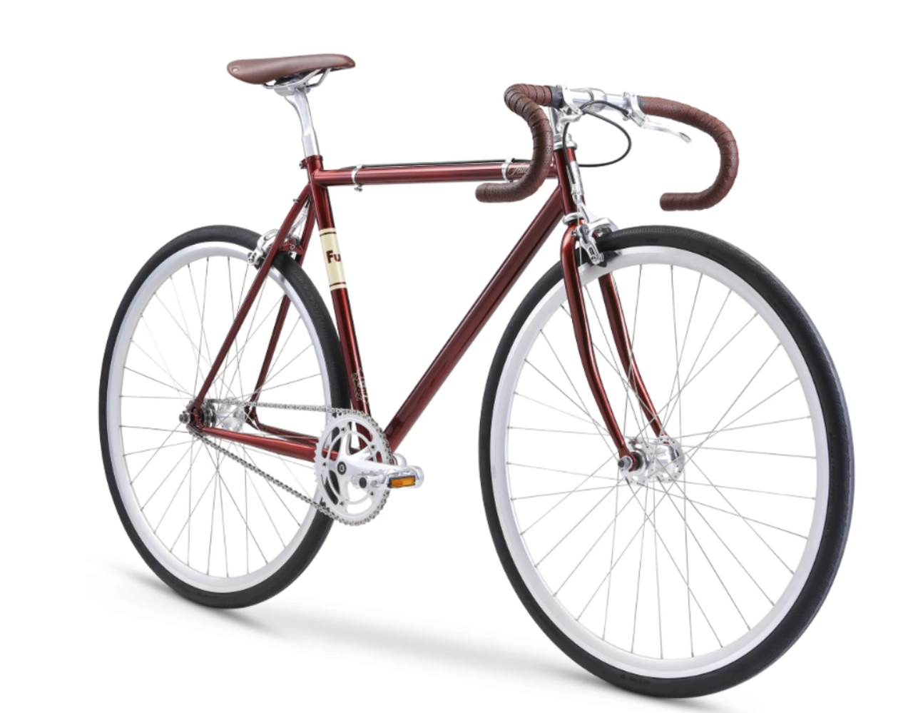 自転車本体 fuji feather Porsche993 arena red paint Fuji | Feather | Single Speed Road Bike