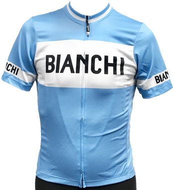 Bianchi | Eroica Full Zip Blue / White Jersey | Apparel