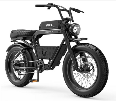 Yadea | Trooper 01 | Moto Style Vintage ebike at Bike Attack