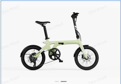 Urtopia | Fold 1 | Electric Folding Bike | Lime Green