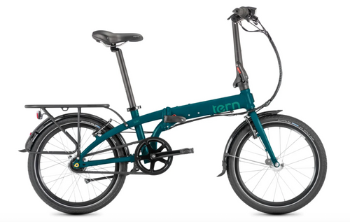 Tern | Link D7i | Folding Bike | Satin Peacock Blue