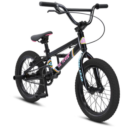 SE Bikes | Lil' Flyer 16" | Kids BMX Bike | Black