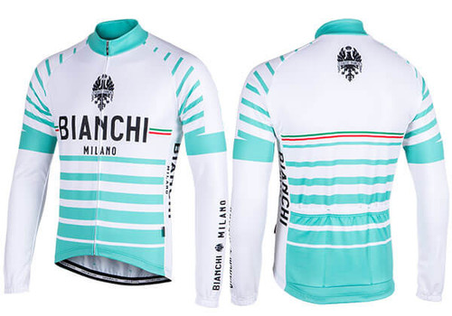 Bianchi Milano by Nalini | Appiano Long Sleeve Jersey | Men's Bianchi Milano by Nalini | Appiano Long Sleeve Jersey | Men's