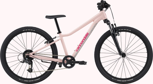 Vélo VTT enfant 9 à 12 ans 24p alu - SCOTT 2024 Contessa 24 - Blanc décor  bronze : 50mm - Vélo 9