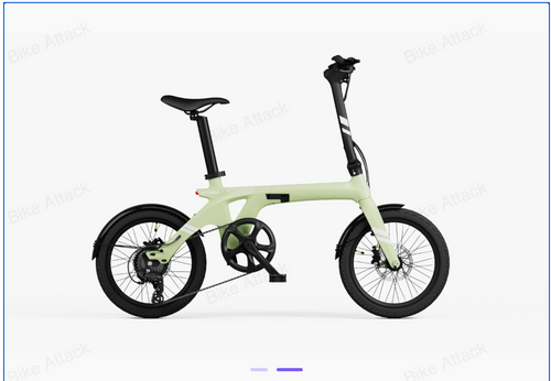 Urtopia | Fold 1 | Electric Folding Bike | Lime Green