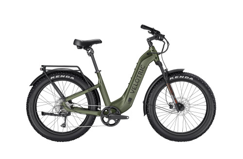 Velotric Electric | Nomad 2 | Electric Fat Bike Step Thru | Olive