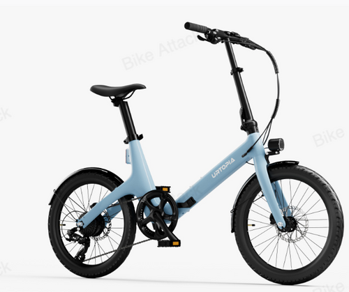 Urtopia | Fold 1 ST | Electric Folding Bike | Blue