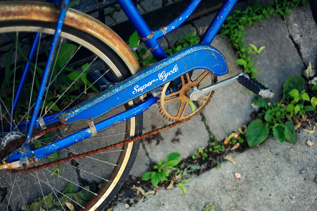 surface rust on motorcycle chain