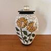 Yellow Sunflower Urn for Ashes.