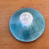 Close up of the hand made lid.