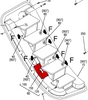 Door Handle Cover , Beechcraft 1900 , Replaces Part 129-530038-17