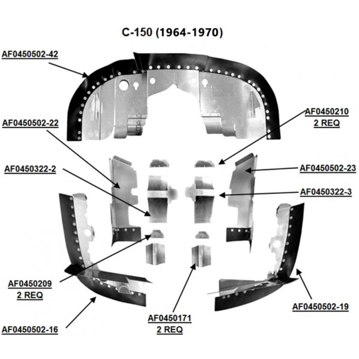 Engine Baffles Cessna 150