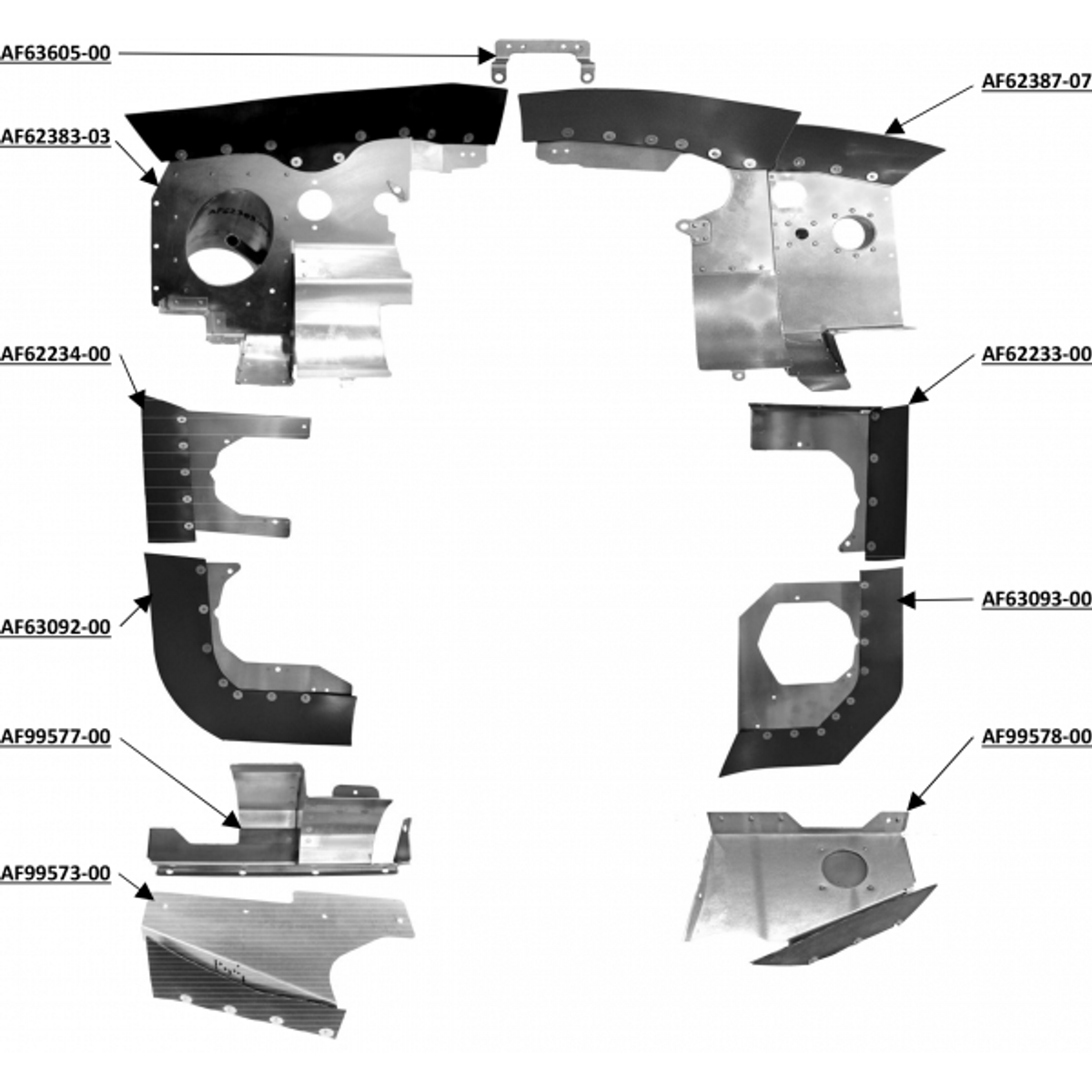 Piper PA-28-180 Engine Baffles